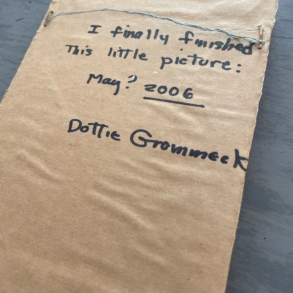 Vintage Crewel Embroidery “Nesting Time” - Picture 3 of 4